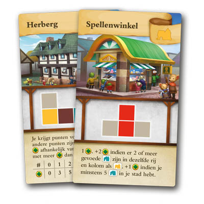 Tiny Towns promo: Herberg/ Spellenwinkel